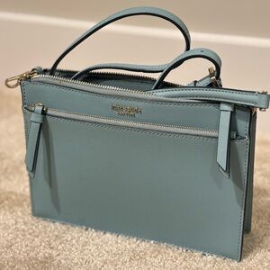 Kate Spade light blue crossbody purse